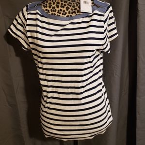 Navy & White Ralph Lauren Top